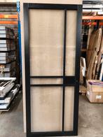 Nieuwe zwarte staal look binnendeur met glas 93x231,5 cm, Ophalen, 80 tot 100 cm, 215 cm of meer, Binnendeur