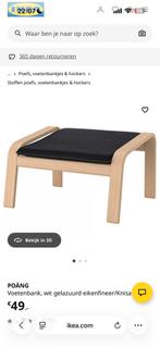 IKEA POÄNG voetenbank, Ophalen, Zo goed als nieuw, Rechthoekig