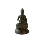 Antiek bronzen Boeddhabeeld – Laos ca. 1700–1800, Ophalen of Verzenden, Gebruikt