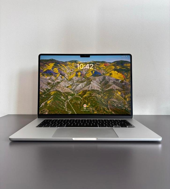 Macbook Air M3 2024 15" Zo Goed Als Nieuw!, Computers en Software, Apple Macbooks, Zo goed als nieuw, MacBook Air, 15 inch, Onbekend