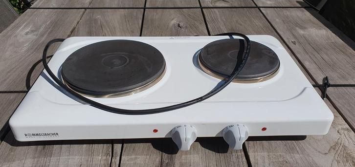 2 pits elektrische, senioren kookplaat van Rommelsbacher, Witgoed en Apparatuur, Kookplaten, Zo goed als nieuw, Vrijstaand, Elektrisch
