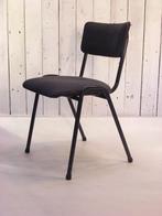 Vintage stoelen oud design, Huis en Inrichting, Stoelen, Ophalen, Gebruikt, Blauw, Metaal