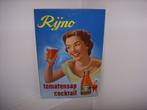 TOP reclamebord ' RIJNO ' Tomatensap Mij De Betuwe Tiel, Verzamelen, Merken en Reclamevoorwerpen, Ophalen of Verzenden, Zo goed als nieuw