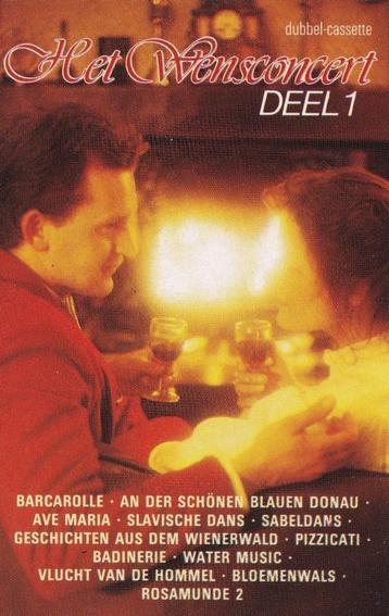 Cassettebandje Various – Het Wensconcert Deel 1 beschikbaar voor biedingen