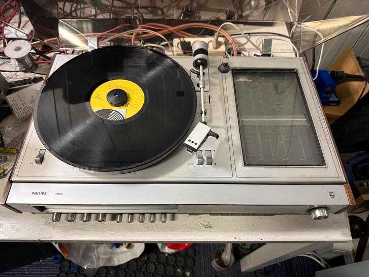 Vintage Philips 802 All-in-One - Top Conditie!, Audio, Tv en Foto, Platenspelers, Gebruikt, Platenspeler, Philips, Ophalen