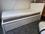 IKEA MALM bed 90x200 met matras en topper, Ophalen, Gebruikt, 90 cm, Eenpersoons