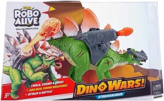 Robo Alive Dino Wars Stegosaurus - ZURU, Kinderen en Baby's, Speelgoed | Actiefiguren, Nieuw, Ophalen of Verzenden