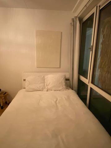 IKEA bed 140x200 met matras - afbeelding 1