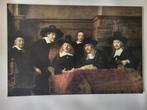 De Staalmeesters canvas 60x90cm, Ophalen, Zo goed als nieuw, 50 tot 75 cm, 75 cm of meer