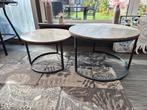 Salontafel set, Huis en Inrichting, Tafels | Salontafels, Ophalen, Gebruikt, 50 tot 100 cm, Rond