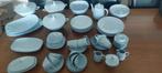 Vintage lichtblauw servies Jungerhans Rotterdam jaren 50, Antiek en Kunst, Ophalen