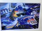 Zeefdruk Renault race autp, Antiek en Kunst, Kunst | Litho's en Zeefdrukken, Ophalen