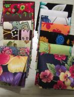 Quilt lapjes 10 cm. x 10 cm.   5 foto's, Ophalen, Nieuw, Katoen, Minder dan 30 cm