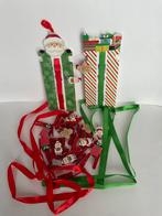Kerstkaarten hanger met knijpers, Diversen, Kerst, Ophalen of Verzenden, Gebruikt