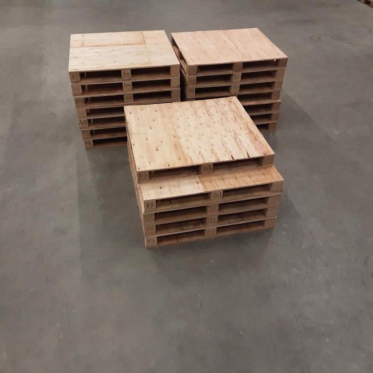 Dichte pallets, Doe-het-zelf en Verbouw, Hout en Planken, Pallet, Overige houtsoorten, Minder dan 200 cm, Minder dan 25 mm, Ophalen of Verzenden