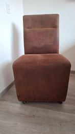 eetkamerstoelen, Huis en Inrichting, Stoelen, Ophalen, Gebruikt, Bruin, Stof