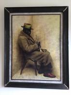 Foto op doek Louis Armstrong, Ophalen, Zo goed als nieuw