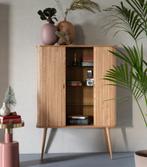 Zuiver Barbier Opbergkast - Lichtbruin | Van €1269, nu, Nieuw, Ophalen of Verzenden, Zuiver, Minder dan 150 cm