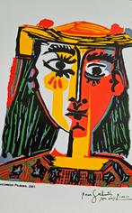 Picasso  tegel met gedrukte signatuur, Verzenden