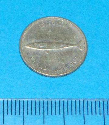 Canada - 10 cent 1967 - 100 jaar Canada - zilver - Pr beschikbaar voor biedingen