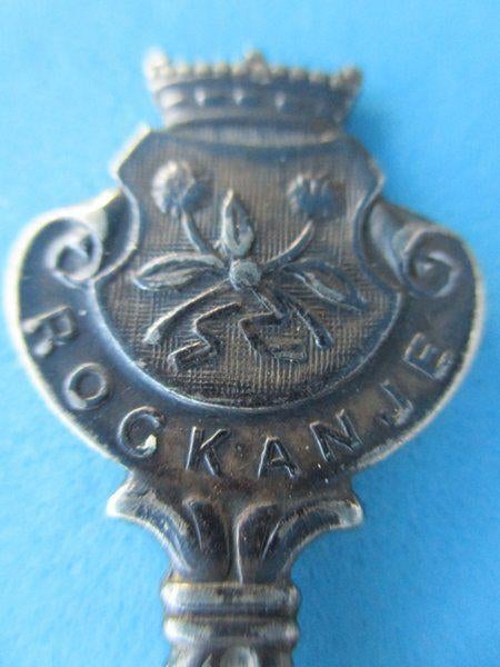 (A2234)  Gemeentewapen Rockanje, Ophalen of Verzenden, Gebruikt, Overige materialen, Bestek