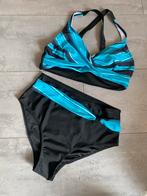 Blauw/Zwart Bikini Set, Kleding | Dames, Badmode en Zwemkleding, Ophalen of Verzenden, Nieuw, Blauw, Bikini
