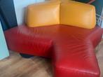 Leolux Bank + Hocker, Ophalen, Gebruikt, Tweepersoons, Minder dan 150 cm