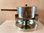 Stelton Fondue Set - Danish Design Vintage - Perter Holmblad, Gebruikt, Brander, Fondueset, Ophalen of Verzenden