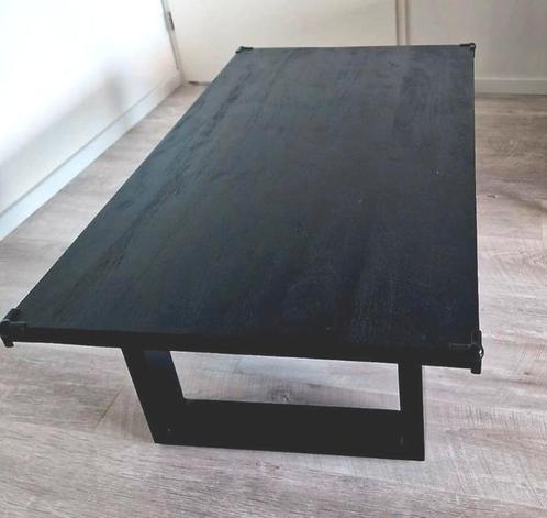 Nieuwstaat! Prachtige salontafel van massief Mangohout, Huis en Inrichting, Tafels | Salontafels, Nieuw, 50 tot 75 cm, 50 tot 100 cm