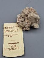 Colemaniet - Corkscrew Mine, Californië , USA (UV LW), Ophalen of Verzenden, Mineraal