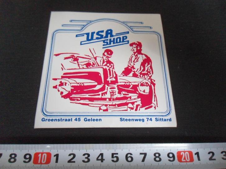 sticker geleen sittard USA SHOP, Verzamelen, Stickers, Zo goed als nieuw, Ophalen