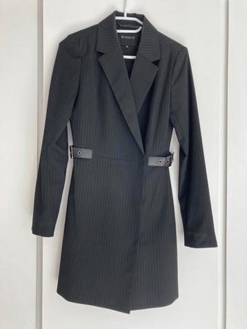 NIEUW NIKKIE JURK BLAZERDRESS OVERSLAG DRUKKNOPEN XS 34 36 beschikbaar voor biedingen