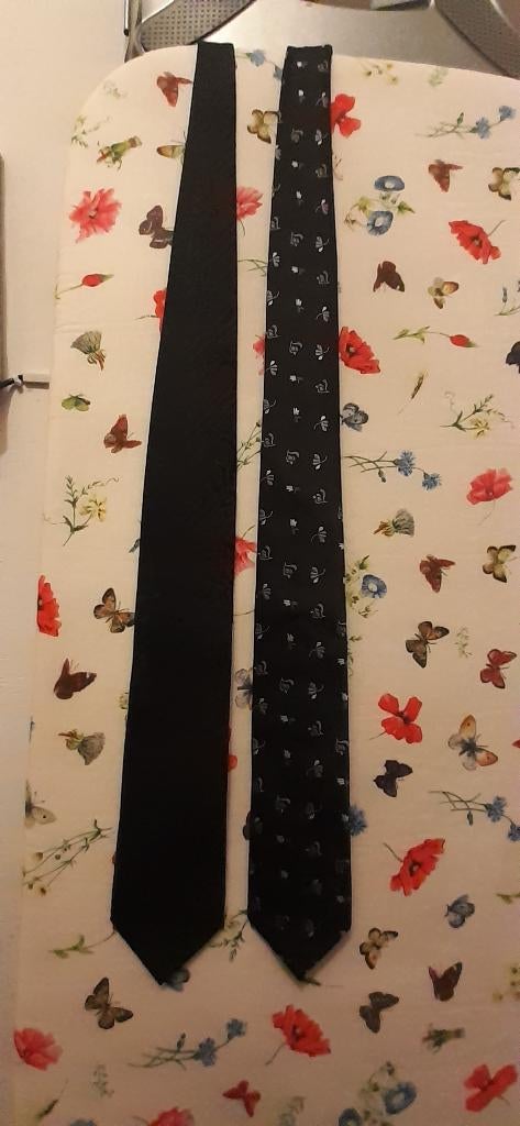 2 prachtige stropdassen Meyer & Meyer / Montagu Nieuw !, Meyer & Meyer, Zwart, Nieuw, Ophalen of Verzenden