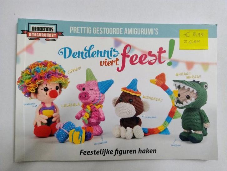 Haakboek 2 DenDennis viert feest, Hobby en Vrije tijd, Breien en Haken, Zo goed als nieuw, Haken, Patroon of Boek, Ophalen of Verzenden