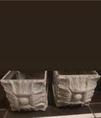 Smeed of gietijzer bloempotten 4de goedkoopste artikel is gr, Tuin en Terras, Bloempotten, Vierkant, Binnen, Ophalen of Verzenden