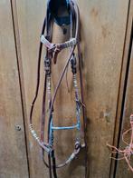 Prachtig western hoofdstel, Dieren en Toebehoren, Paarden en Pony's | Hoofdstellen en Tuigage, Ophalen, Gebruikt, Western