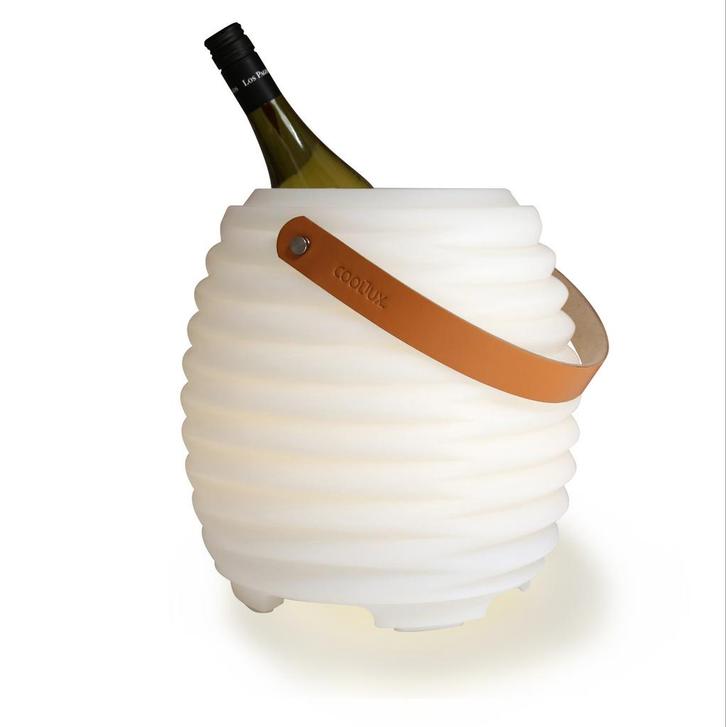 CoolLux Mini: Bluetooth speaker, Sfeerlicht & Koeler in 1!, Huis en Inrichting, Lampen | Hanglampen, Nieuw, Minder dan 50 cm, Kunststof