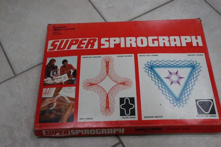 Spirograph retro, Hobby en Vrije tijd, Tekenen, Gebruikt, Overige typen, Ophalen of Verzenden