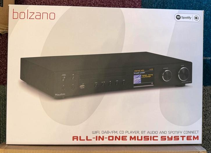 Audizio Bolzano internetradio met DAB+ cd spotify bluetooth, Audio, Tv en Foto, Radio's, Zo goed als nieuw, Verzenden