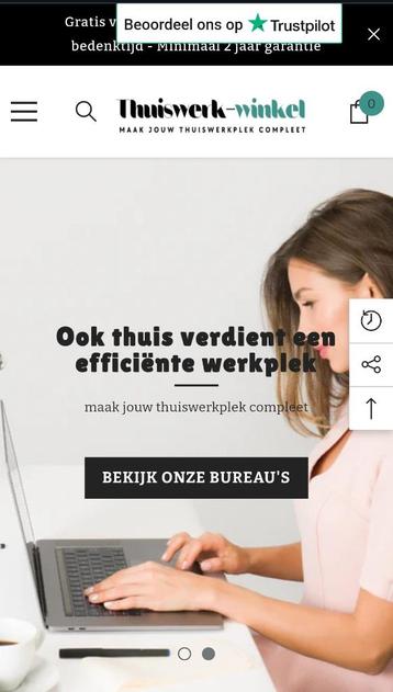 Ter Overname | Kant-en-Klare Kantoormeubel Webshop Te Koop beschikbaar voor biedingen