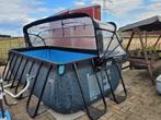 Exit Zwembad met overkapping 400x200 incl. extra's, Tuin en Terras, Zwembaden, 200 tot 300 cm, Zo goed als nieuw, Opzetzwembad