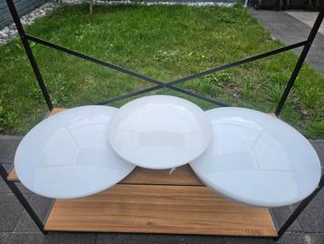Plafondlampen set van 3 beschikbaar voor biedingen