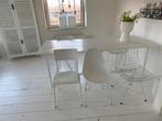 Loods5 Vtwonen HKLiving eetafel wit incl 6 stoelen hanglamp, Huis en Inrichting, Ophalen, Zo goed als nieuw, Vtwonen Loods5 WOOD Draadstoel Wit Back to School Zuiver