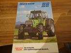 Deutz DX 80/DX86/DX92 Folder, Verzenden, Zo goed als nieuw, Folder