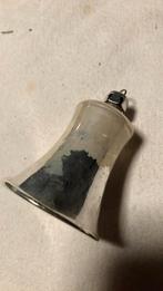 Vintage antieke kerstbal, klokje zilver, Diversen, Kerst, Ophalen of Verzenden, Zo goed als nieuw