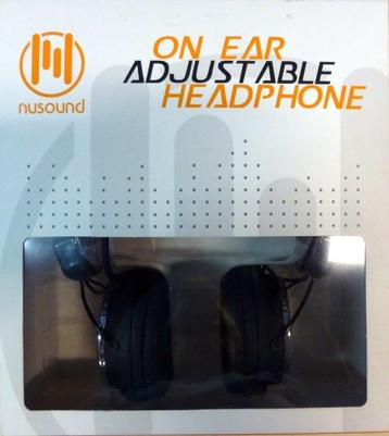 Koptelefoon headset Nusound on Ear professional NUHD-008BK beschikbaar voor biedingen