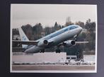 Foto van de eerste KLM Boeing 737-800 (F978), Ophalen of Verzenden, Gebruikt, Kaart, Foto of Prent