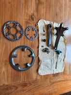 Shimano FC-6703 triple crankstel met armlengte 175mm, Ophalen of Verzenden, Gebruikt, Racefiets, Crankstel of Pedalen