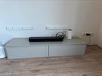 Taupe Televisiemeubel zwevend, Ophalen, Zo goed als nieuw, 25 tot 50 cm, Minder dan 100 cm
