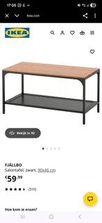 FJÄLLBO
Salontafel, zwart, 90x46 cm, Ophalen, 100 tot 150 cm, Zo goed als nieuw, 25 tot 50 cm